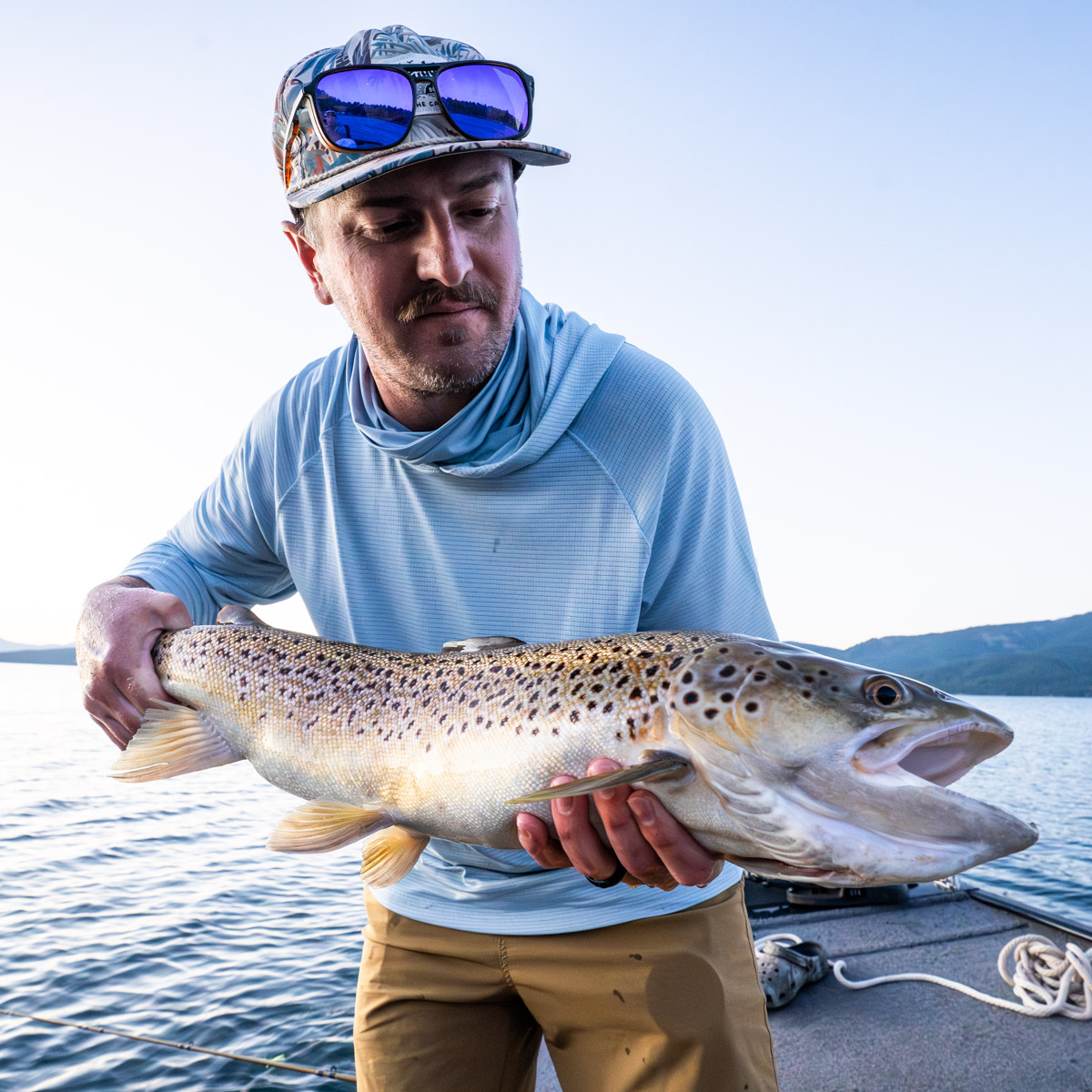 Lake Almanor Hex Hatch Brown Trout