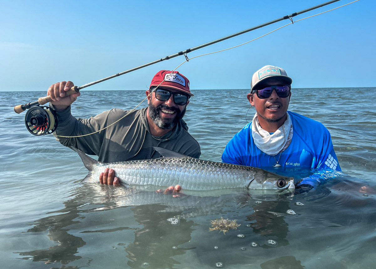 Belize tarpon hosted trip taco fly co