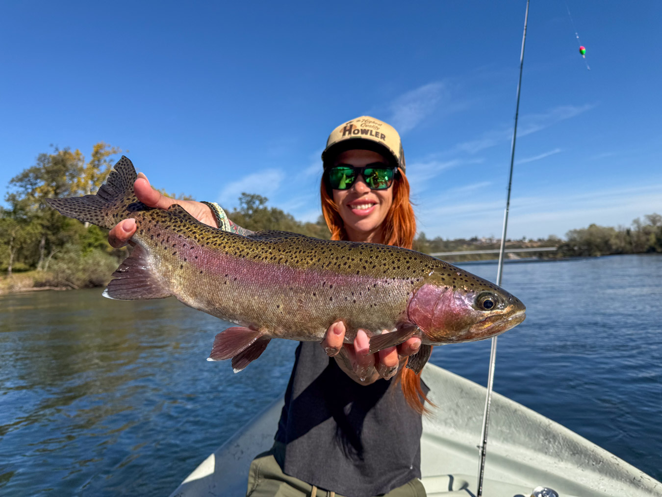 woman holding fish